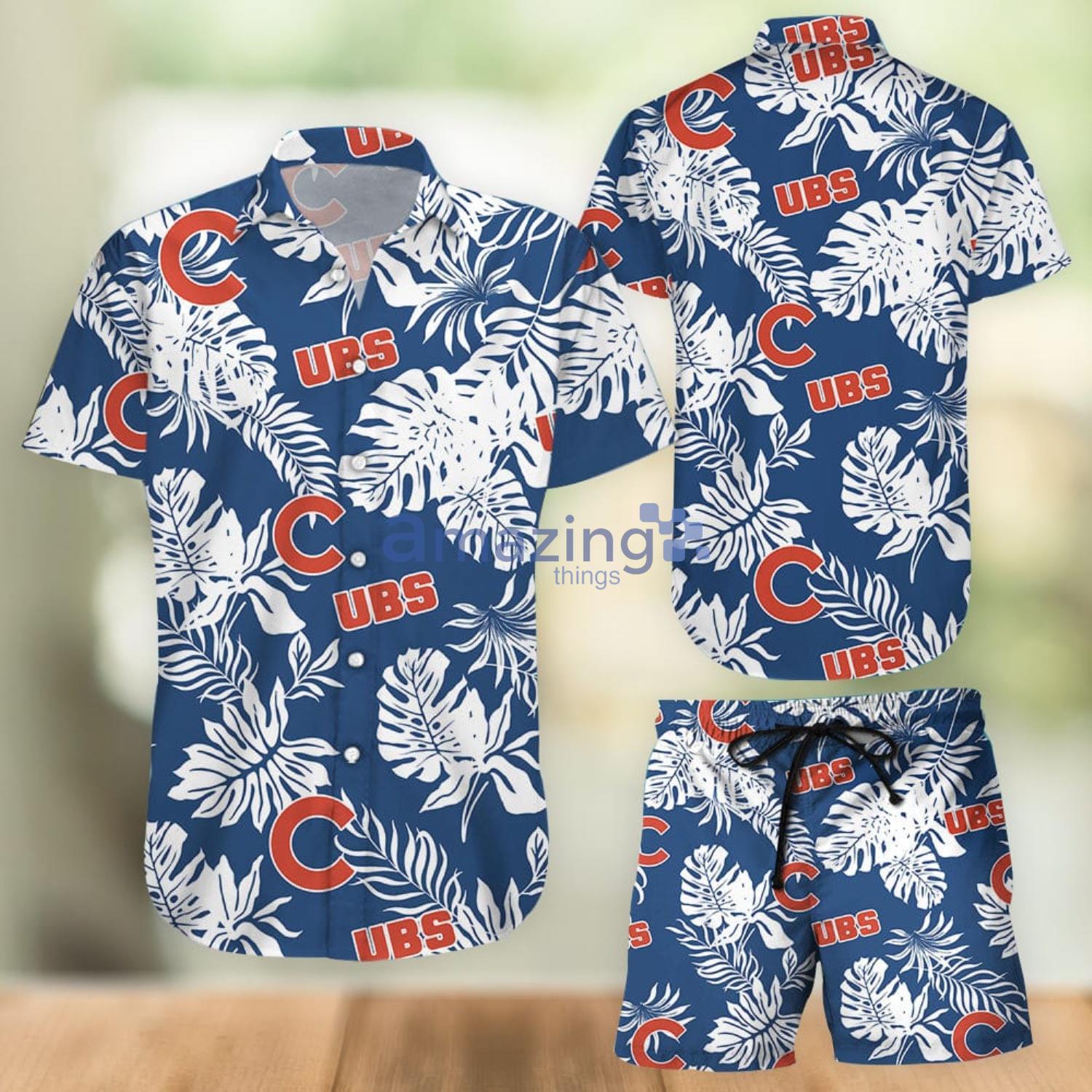 Chicago Cubs Hawaiian With Floral Vacation Hawaiian Shirt And Short