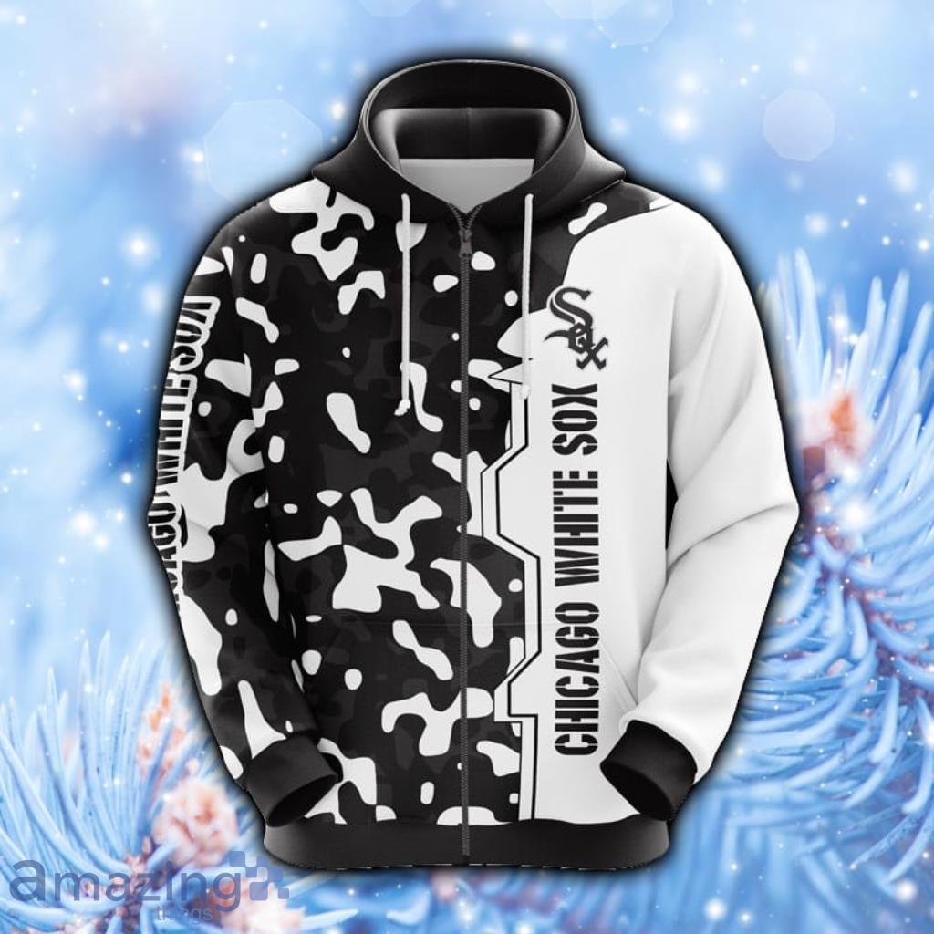 Chicago White Sox MLB Camouflage Hoodie, Zip Hoodie 3D All Over Print - 1