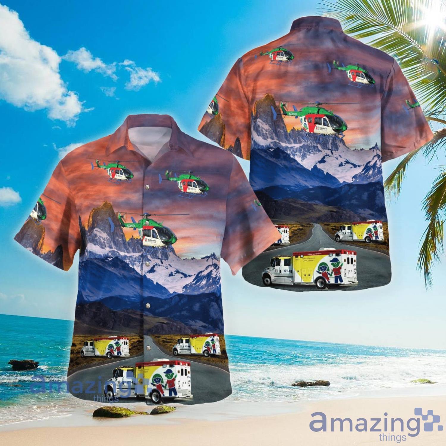 CHOA EMS Aloha Short Sleeve Hawaiian Shirt Summer Gift Product Photo 1