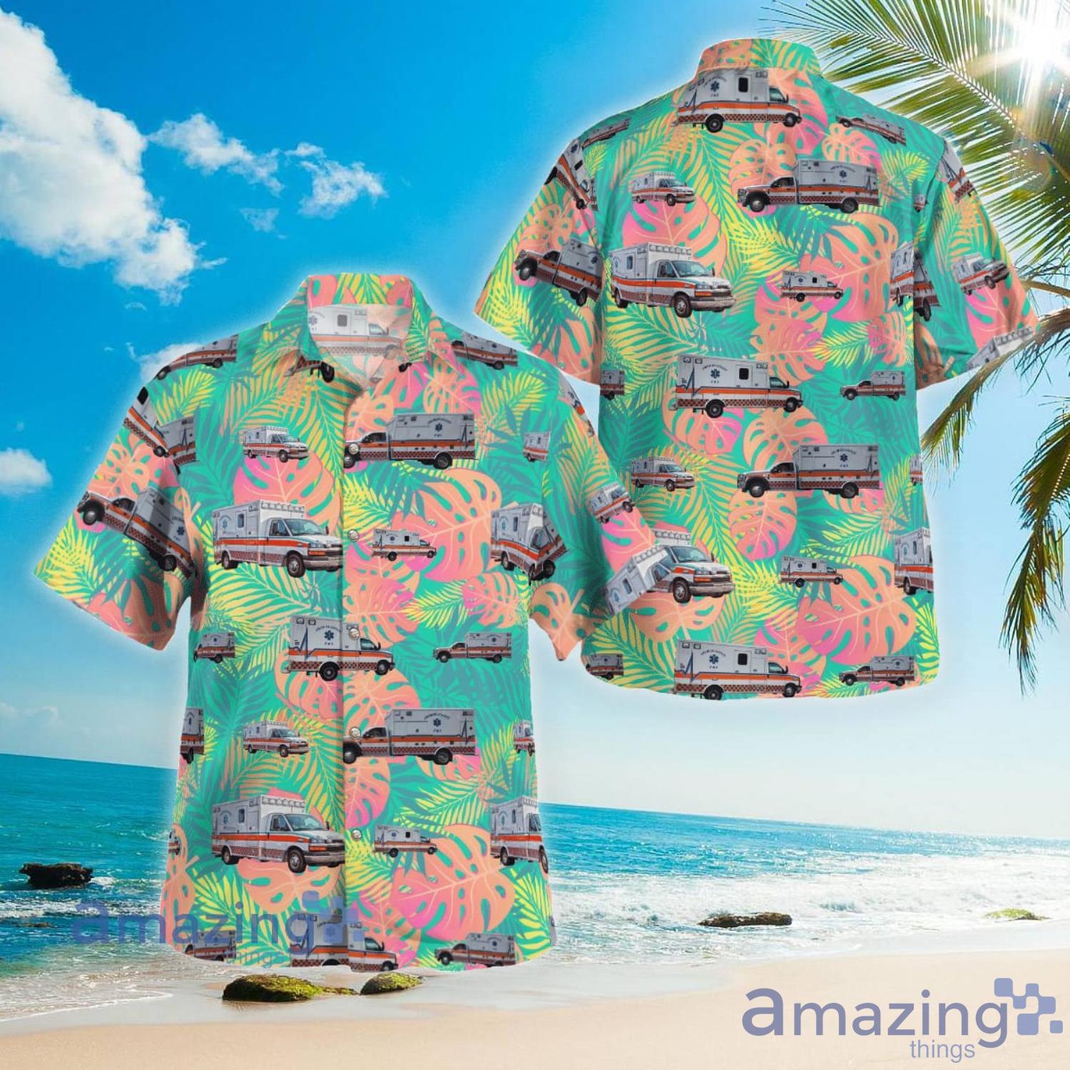 Chowan County EMS Aloha Hawaiian Shirt Summer Gift Product Photo 1
