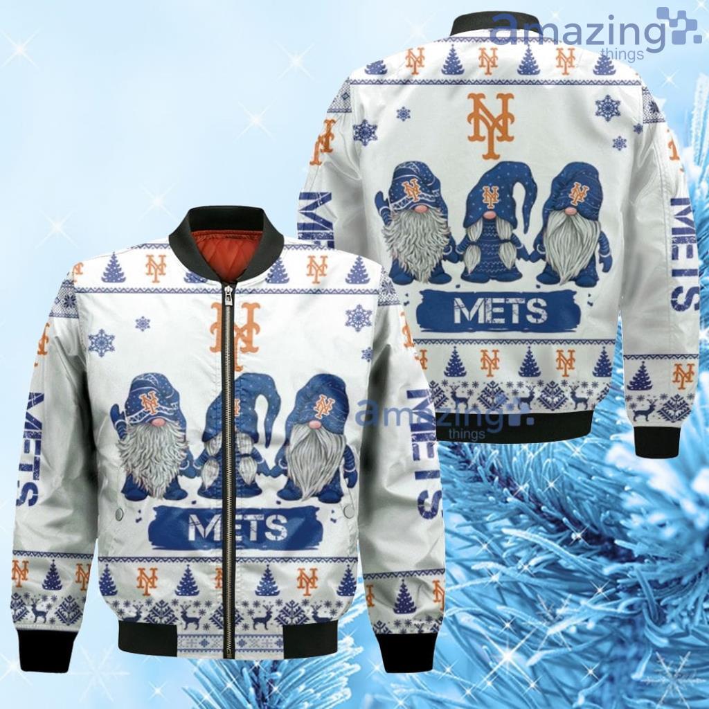 Christmas Gnomes New York Mets Christmas 3D Bomber - Christmas Gnomes New York Mets Christmas 3D Bomber Christmas Gnomes New York Mets Christmas 3D Bomber - Christmas Gnomes New York Mets Christmas 3D Bomber