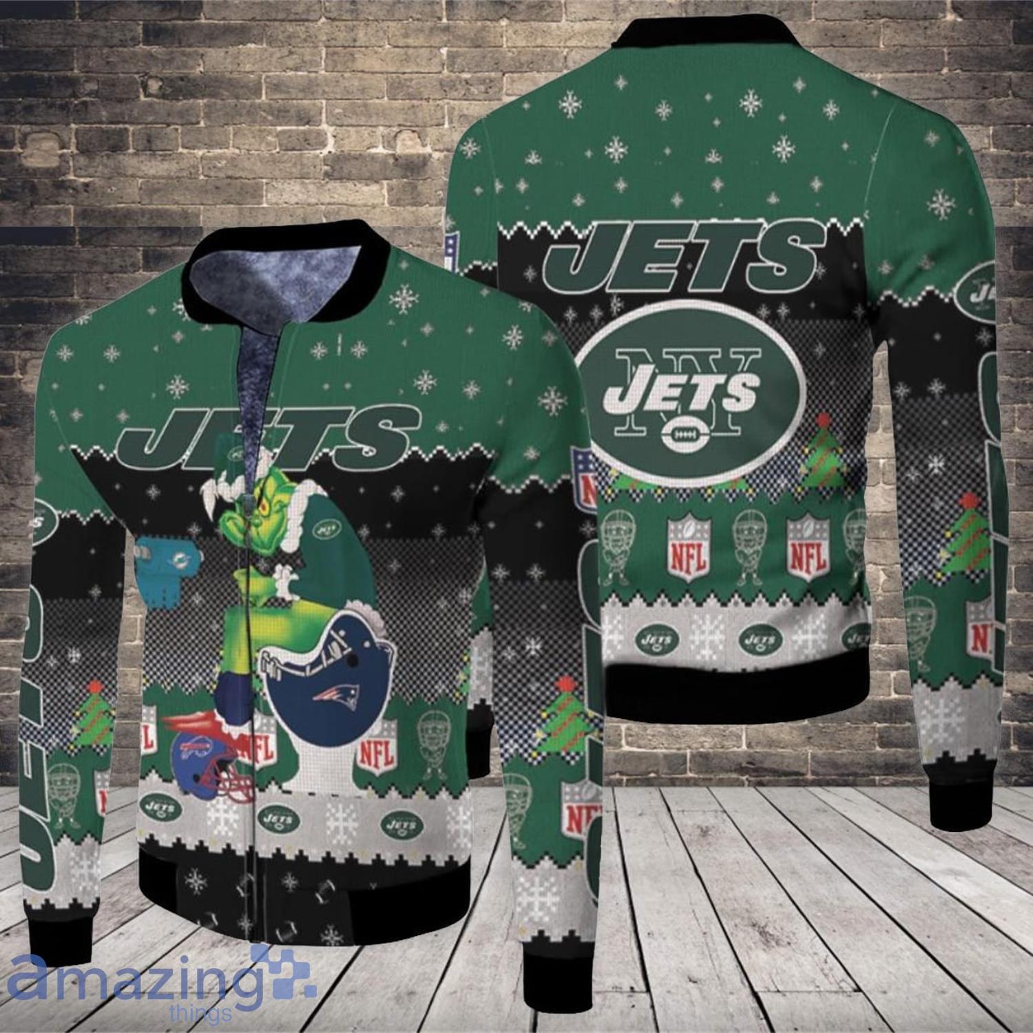 Christmas Gift New York Jets Christmas Pattern All Over Printed 3D Sweater