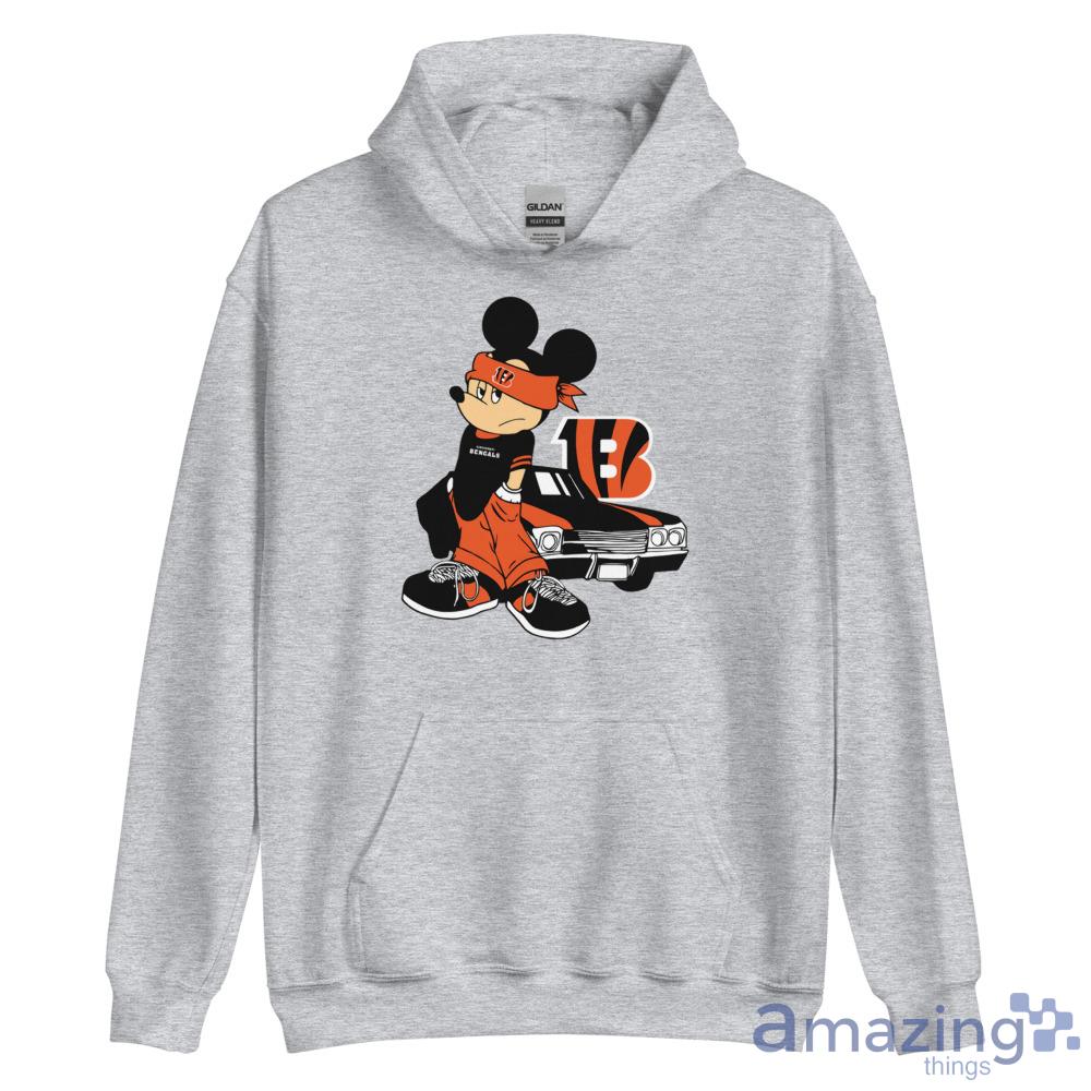 I Love The Bengals Mickey Mouse Cincinnati Bengals Hoodie 