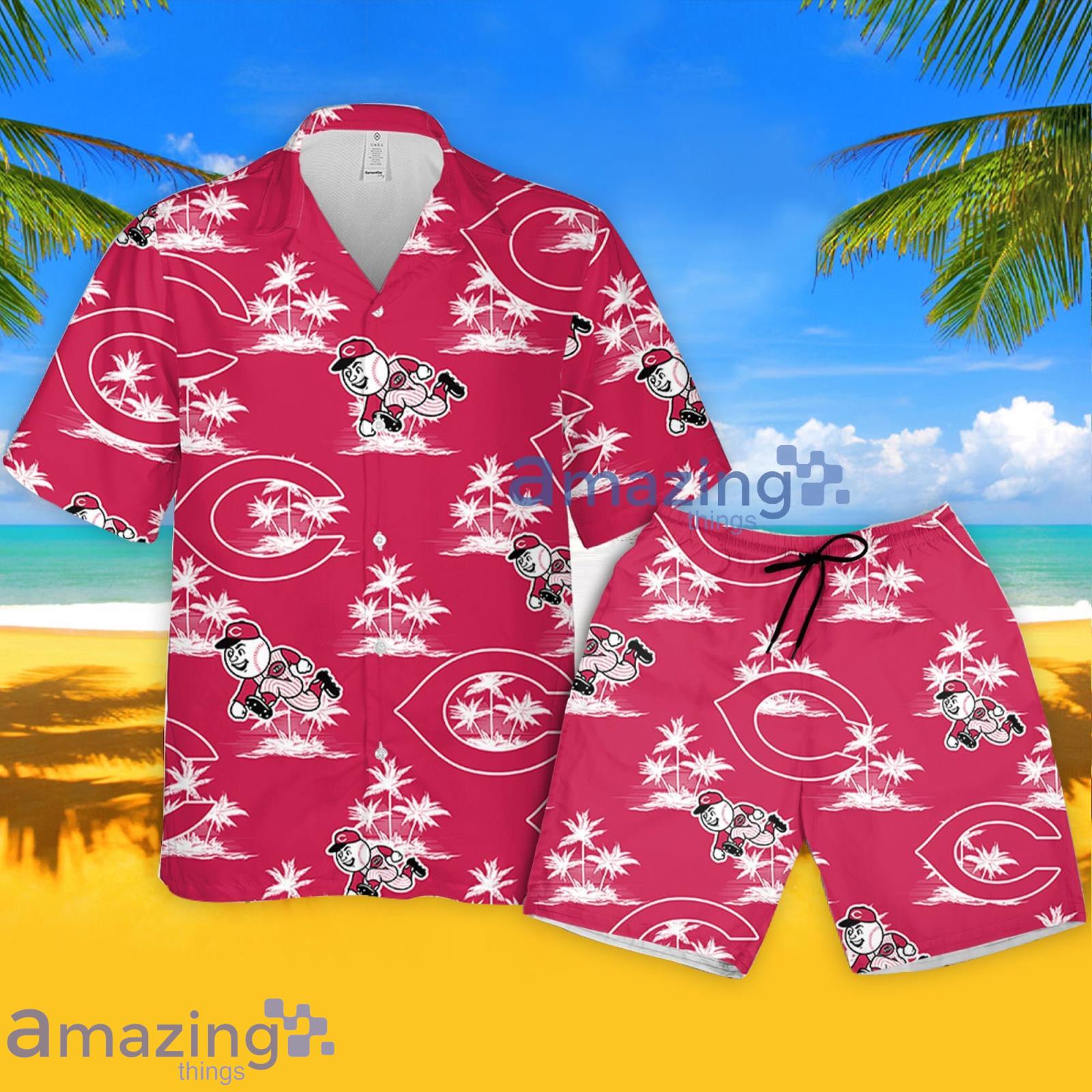 Cincinnati Reds Hawaiian Shirt And Shorts Inspired By Cincinnati