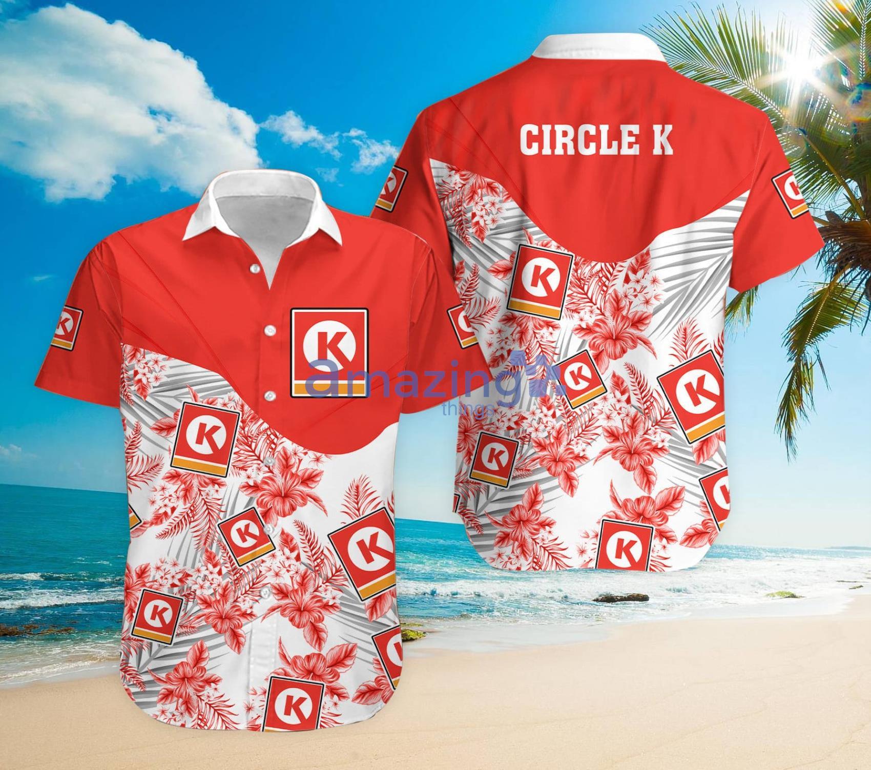 Circle K Flower Print Summer Gift Hawaiian Shirt Product Photo 1