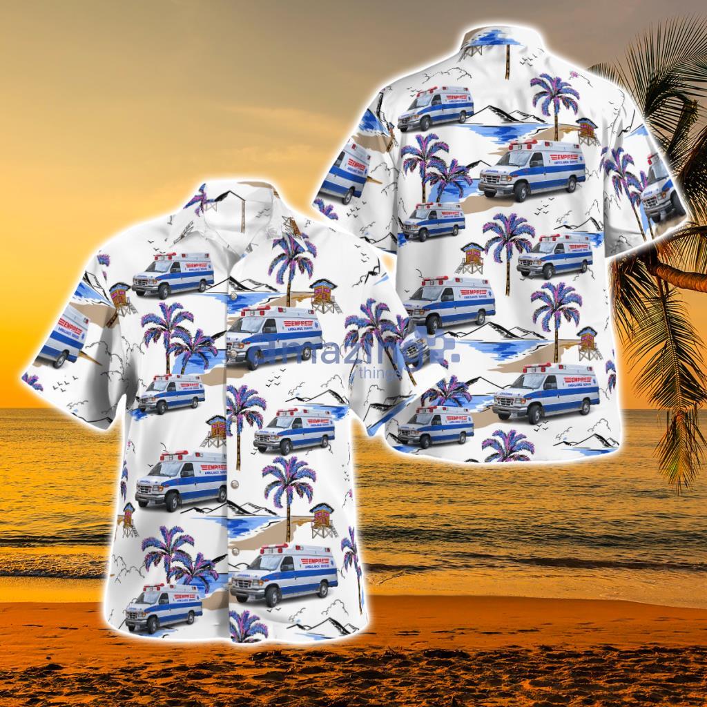 Cohoes, New York, Empire Ambulance Service Hawaiian Shirt - Cohoes, New York, Empire Ambulance Service Hawaiian Shirt