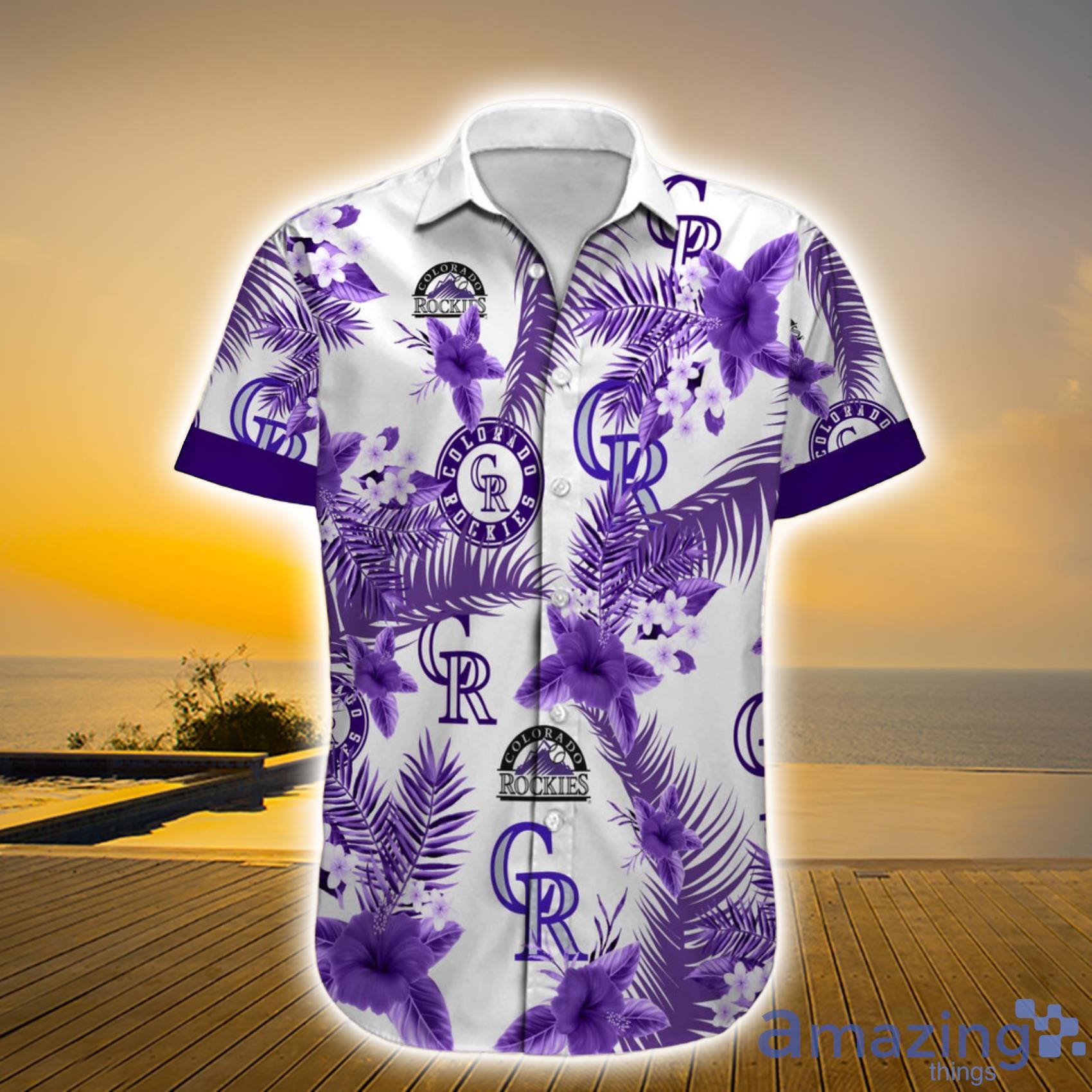 Personalized Colorado Rockies 3D Full Printing Hawaiian Shirt