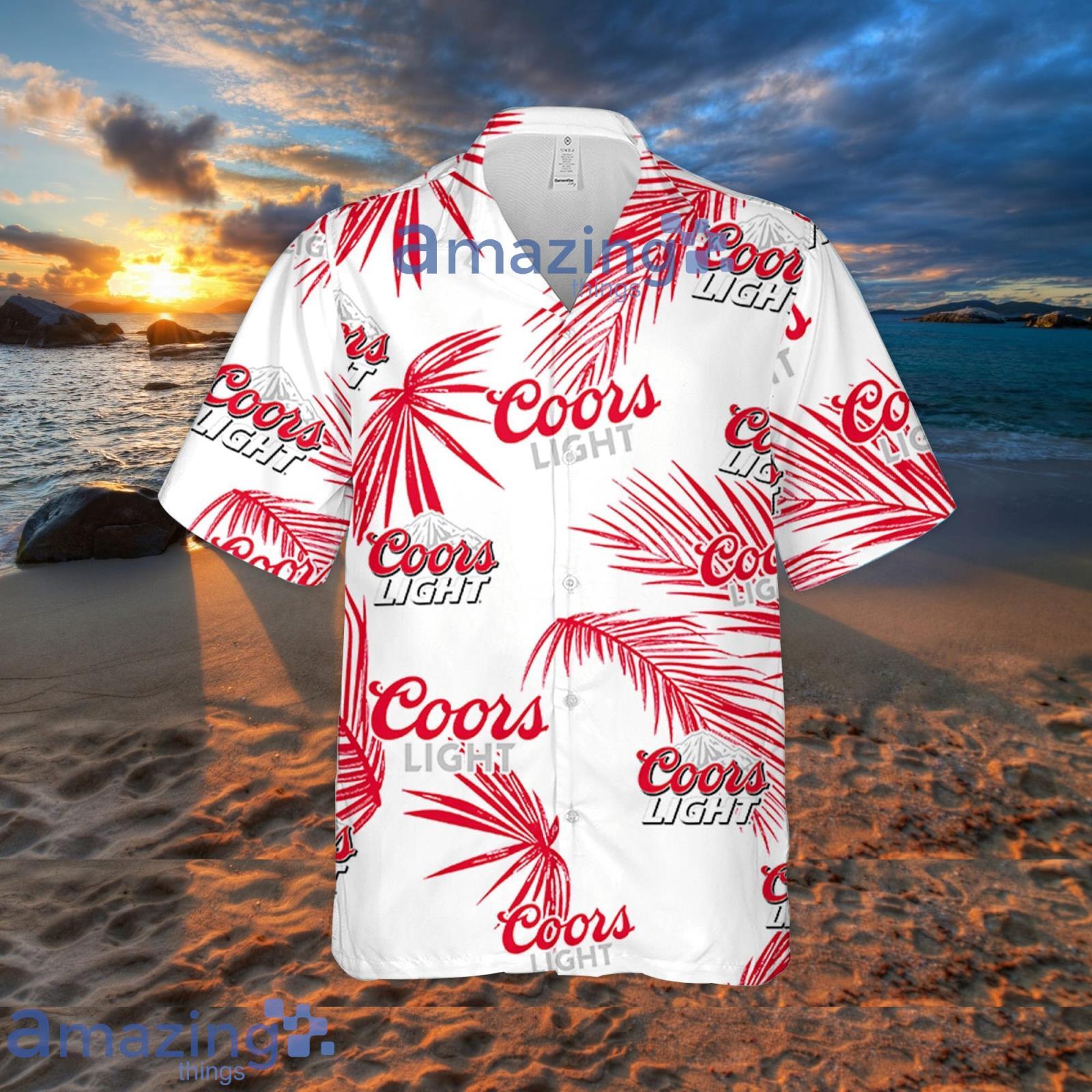 Coors Light Hawaiian Shirt Tropical Beach Gift For Beer Lovers