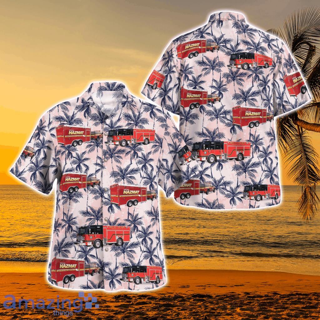 Coos Bay Fire Department, Coos Bay, Oregon Hawaiian Shirt - Coos Bay Fire Department, Coos Bay, Oregon Hawaiian Shirt