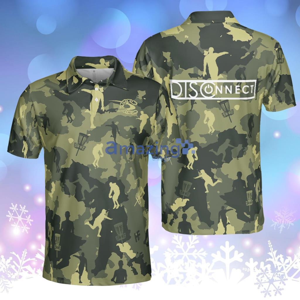 Custom Camouflage Texture Disc Golf Polo Shirt - Custom Camouflage Texture Disc Golf Polo Shirt Custom Camouflage Texture Disc Golf Polo Shirt - Custom Camouflage Texture Disc Golf Polo Shirt