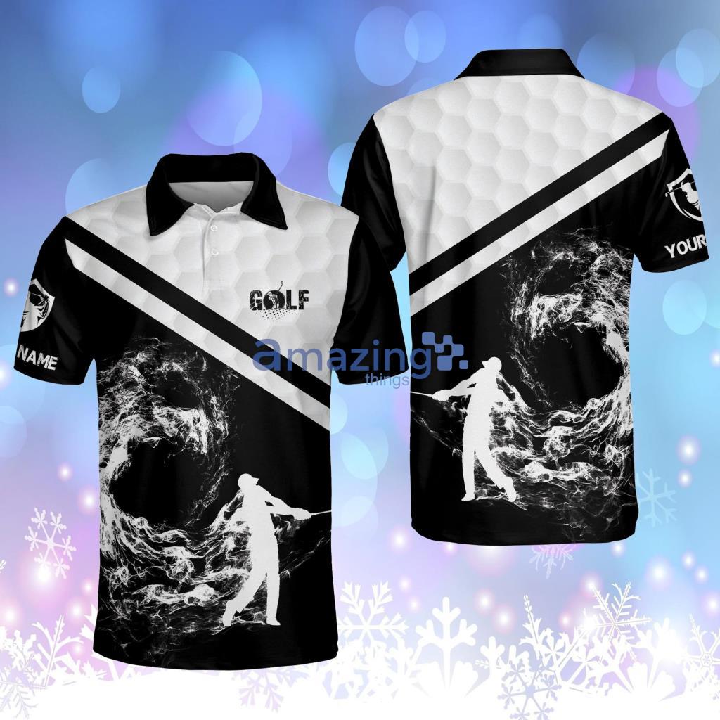 Custom Funnyer with Smoke Mens Golf Polo Shirt - Custom Funnyer with Smoke Mens Golf Polo Shirt Custom Funnyer with Smoke Mens Golf Polo Shirt - Custom Funnyer with Smoke Mens Golf Polo Shirt