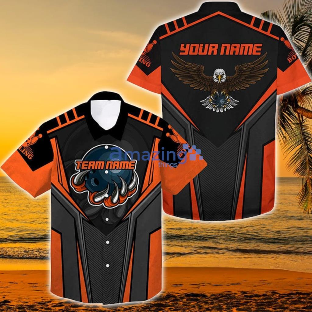 Custom Name And Team Name For Men, Eagle Bowling Team Orange Hawaiian Shirt - Custom Name And Team Name For Men, Eagle Bowling Team Orange Hawaiian Shirt Custom Name And Team Name For Men, Eagle Bowling Team Orange Hawaiian Shirt - Custom Name And Team Name For Men, Eagle Bowling Team Orange Hawaiian Shirt