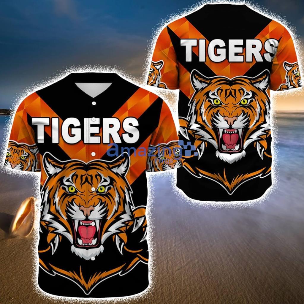 Custom Name Balmain Tigers - Rugby Team Baseball Jerseys Shirt