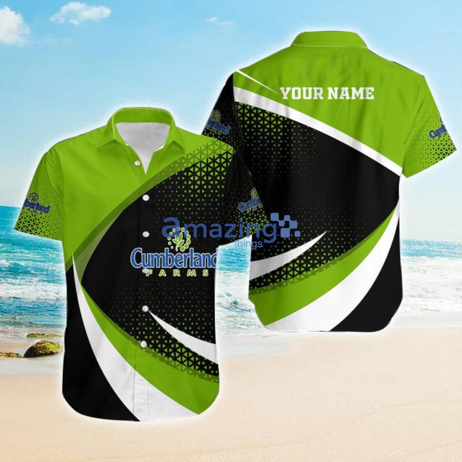 Custom Name Cumberland Farms Short Sleeve Aloha Hawaiian Shirt For Men And Women Product Photo 1