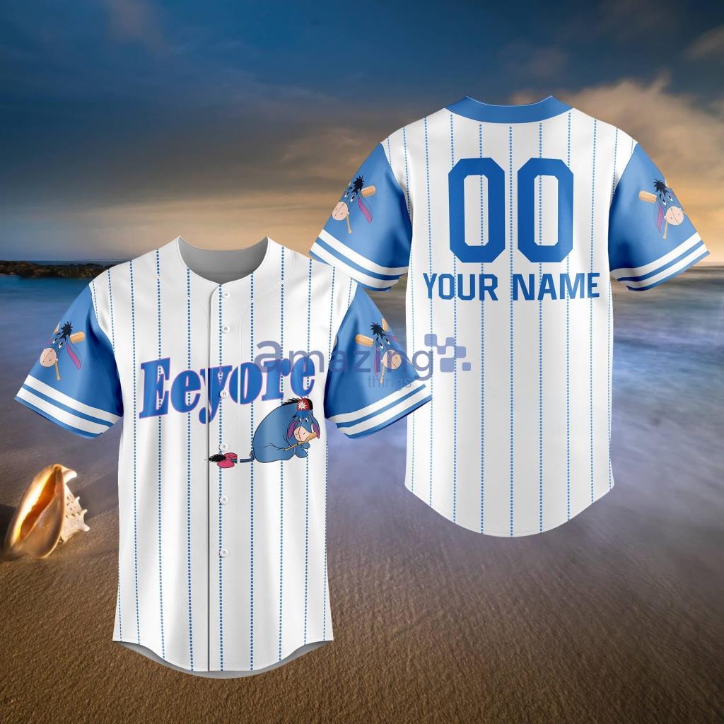 Custom Name Eeyore Baseball Jersey