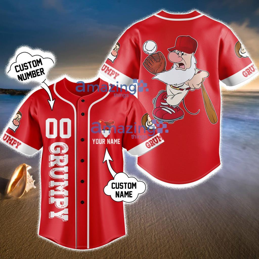 Custom Logo Name Number Red Baseball Jersey