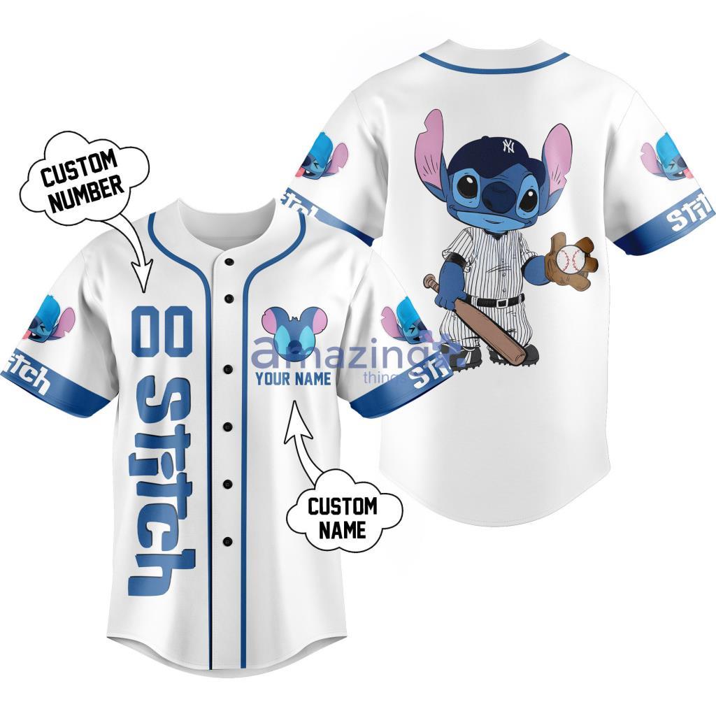 Stitch Baseball Jerseys, Stitch Shirt, Stitch Baseball Shirts, Disney  Baseball Jersey