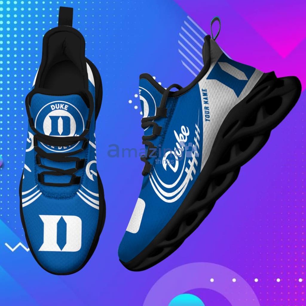 Custom Name Duke Blue Devils -Personalized Max Soul Shoes For Men And Women - 3