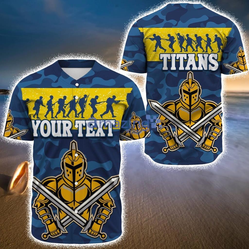 Custom Name Gold Coast Titans Victory - Rugby Team Baseball Jerseys Shirt - Custom Name Gold Coast Titans Victory - Rugby Team Baseball Jerseys Shirt