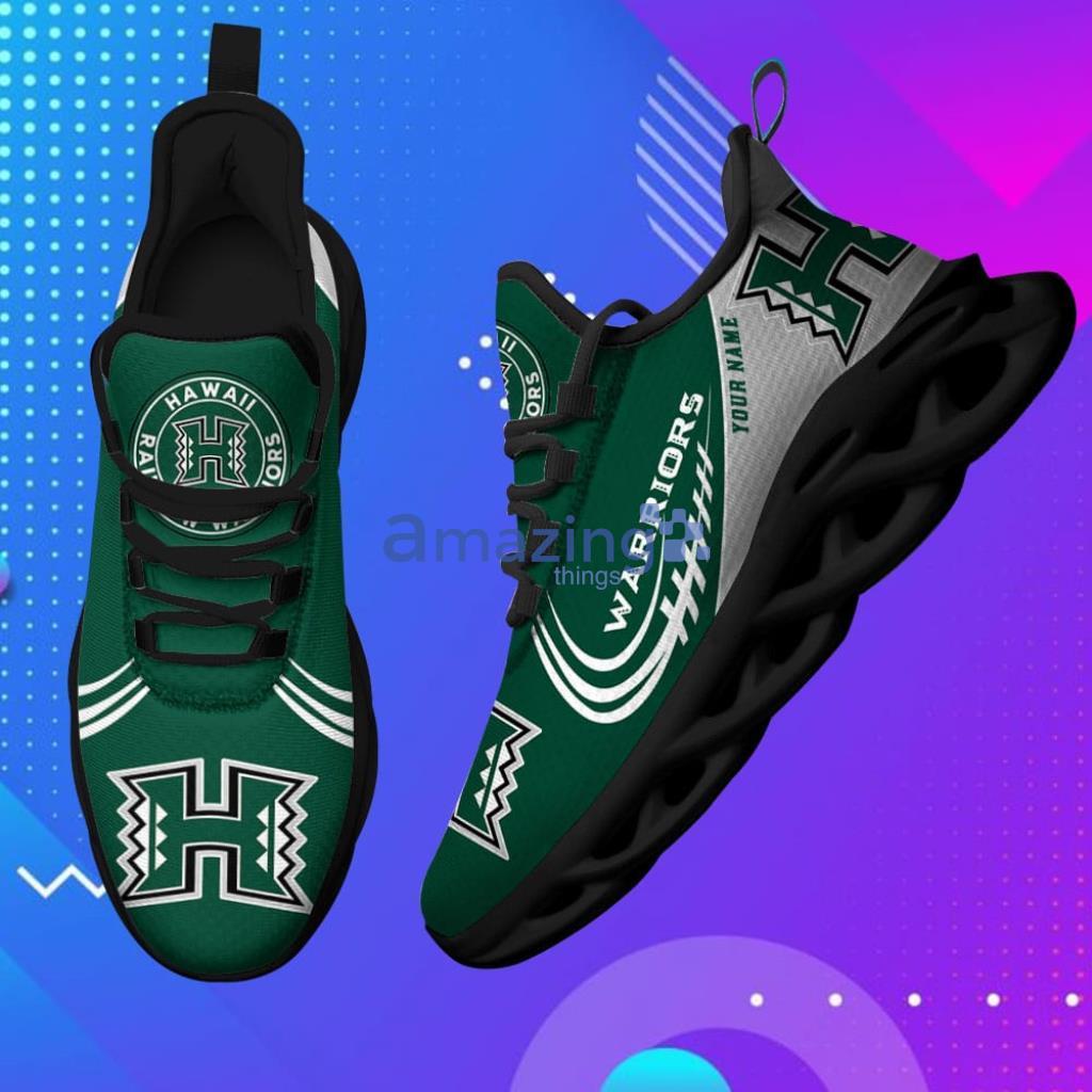 Custom Name Hawaii Rainbow Warriors-Personalized Max Soul Shoes For Men And Women - 3
