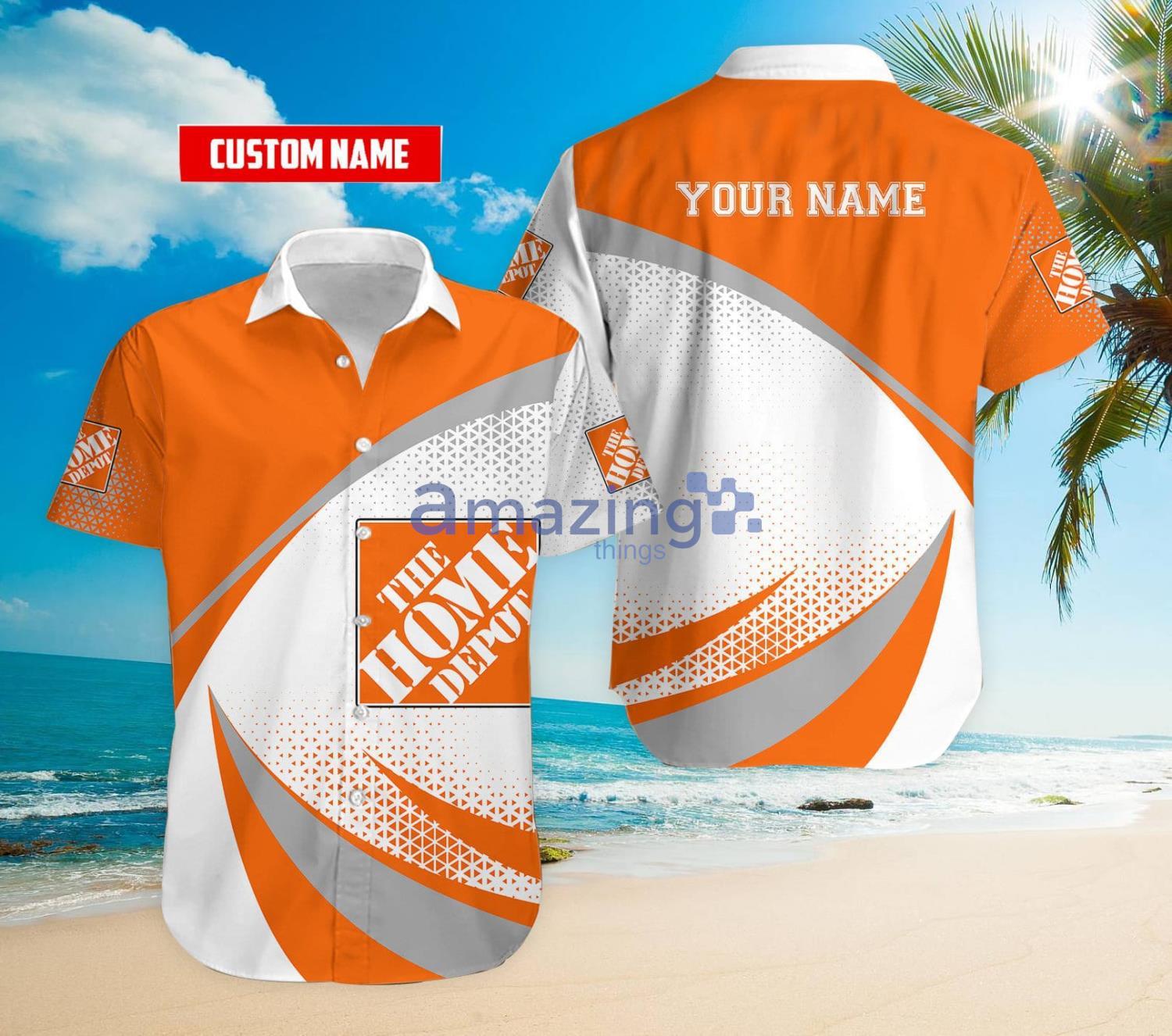 Custom Name Home Depot Hawaiian Shirt For Men And Women Product Photo 1