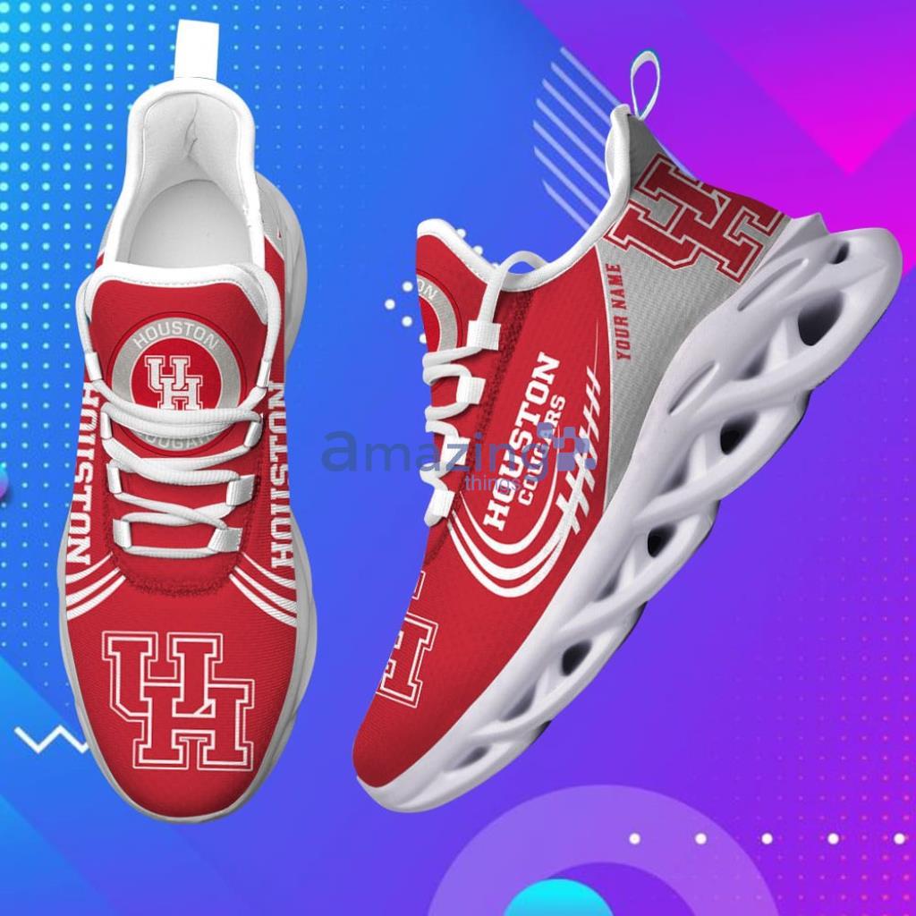 Custom Name Houston Cougars Personalized Max Soul Shoes For Men And Women image Custom Name Houston Cougars-Personalized Max Soul Shoes For Men And Women - 4