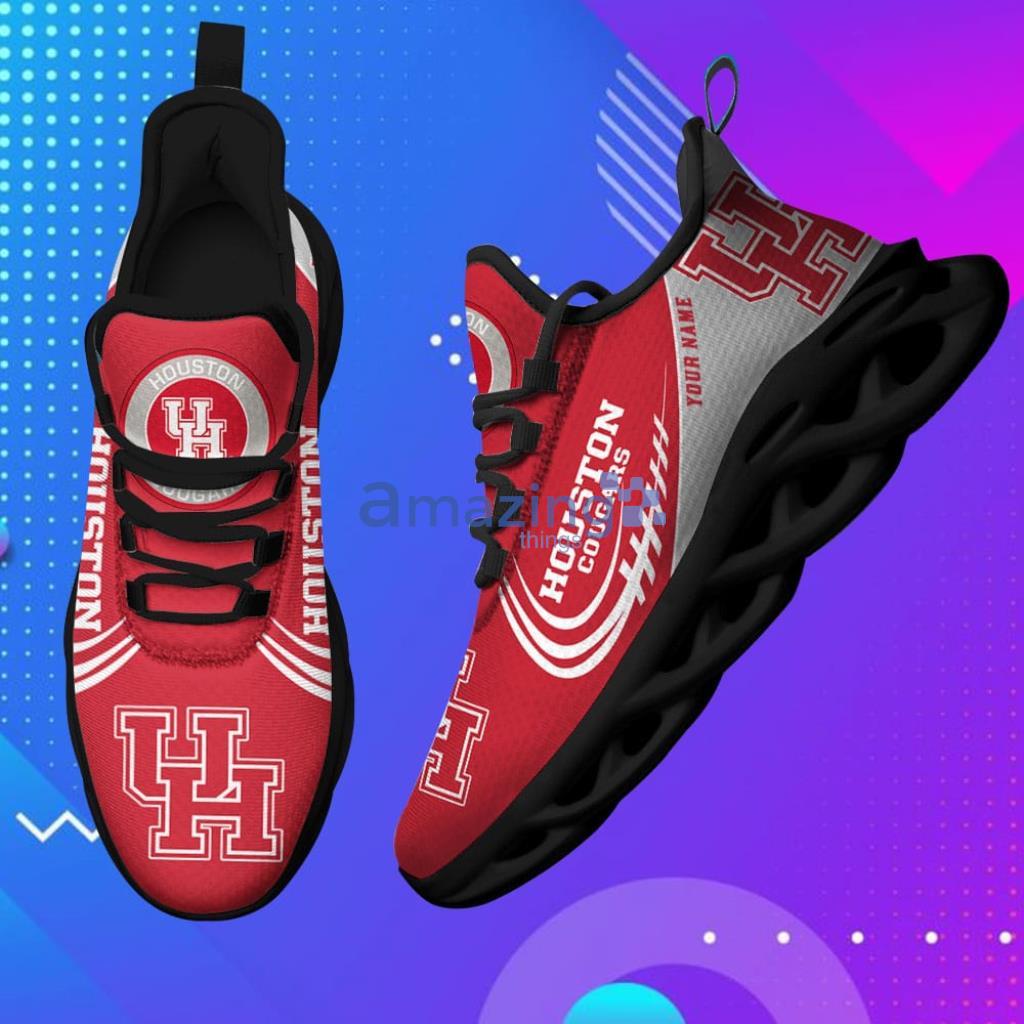 Custom Name Houston Cougars-Personalized Max Soul Shoes For Men And Women - 3 Custom Name Houston Cougars-Personalized Max Soul Shoes For Men And Women - 3