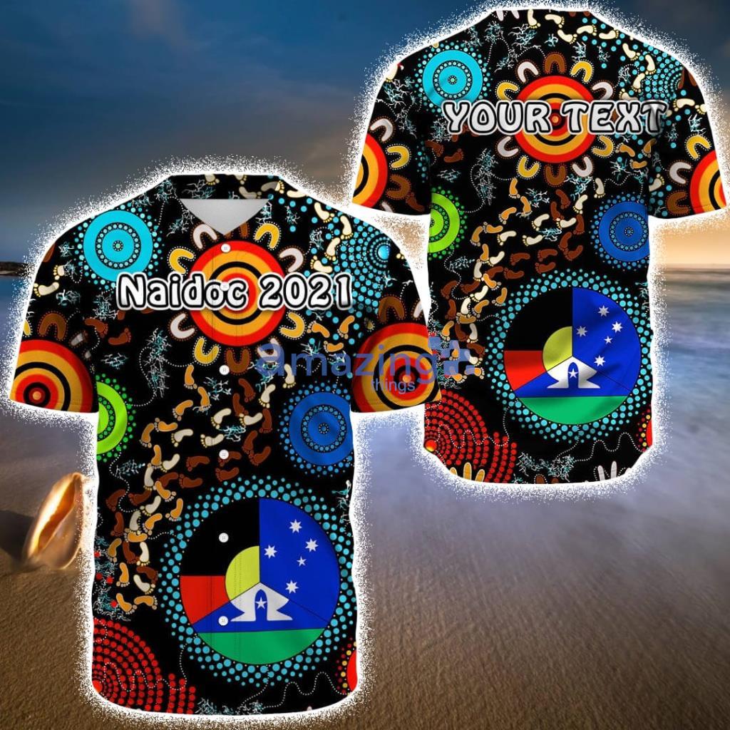 Custom Name Indigenous Naidoc 2021 Baseball Jerseys Shirt - Custom Name Indigenous Naidoc 2021 Baseball Jerseys Shirt