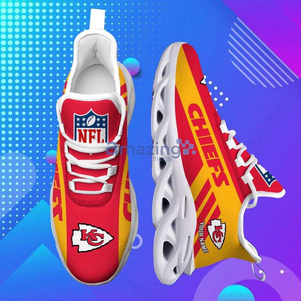 Custom Name Kansas CitChiefs Personalized Max Soul Shoes For Men And Women image Custom Name Kansas CitChiefs Personalized Max Soul Shoes For Men And Women - 6