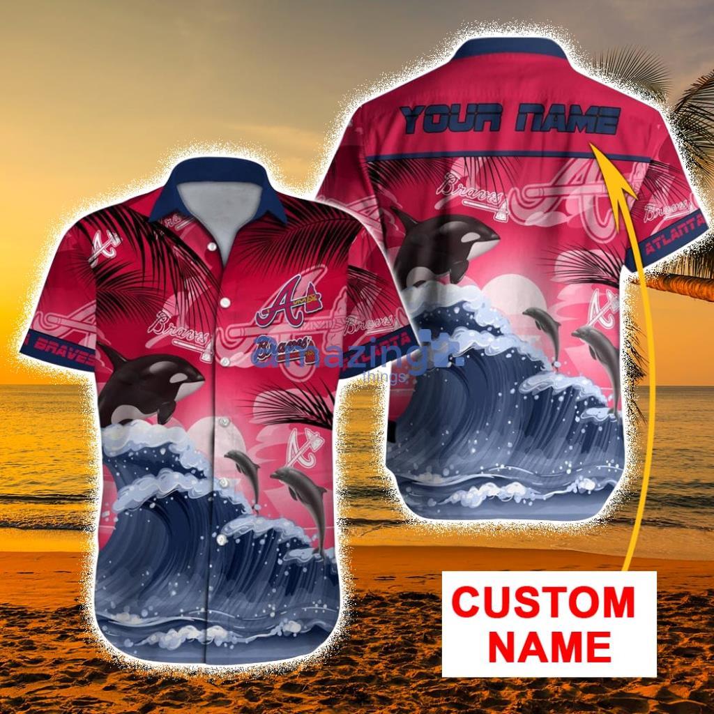 Custom Name MLB Atlanta Braves Special Hawaiian Shirt - Custom Name MLB Atlanta Braves Special Hawaiian Shirt