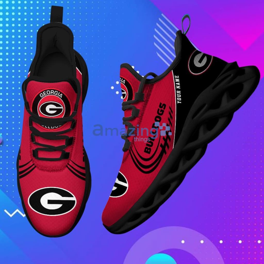 Custom Name NCAA Teams Georgia Bulldogs-Personalized Max Soul Shoes For Men And Women - 3