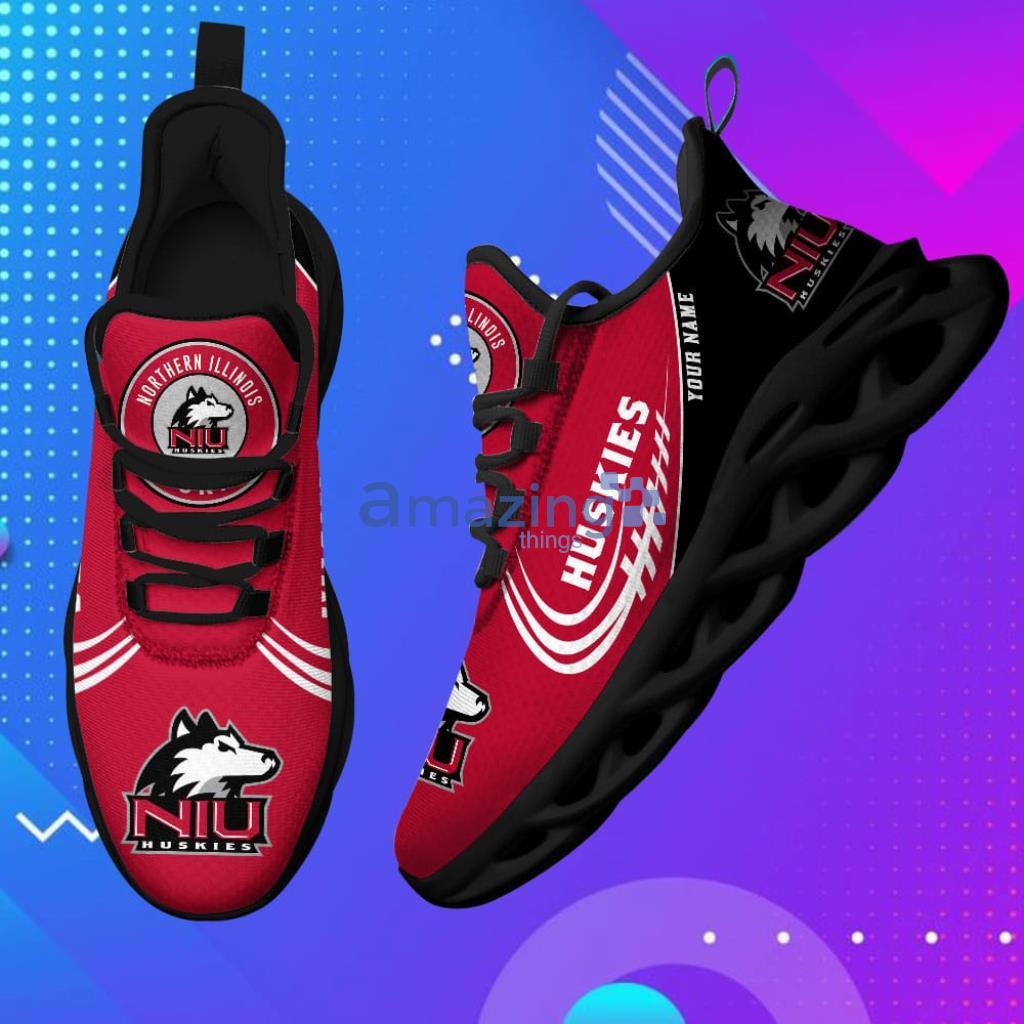 Custom Name NCAA Teams Northern Illinois Huskies-Personalized Max Soul Shoes For Men And Women - 3