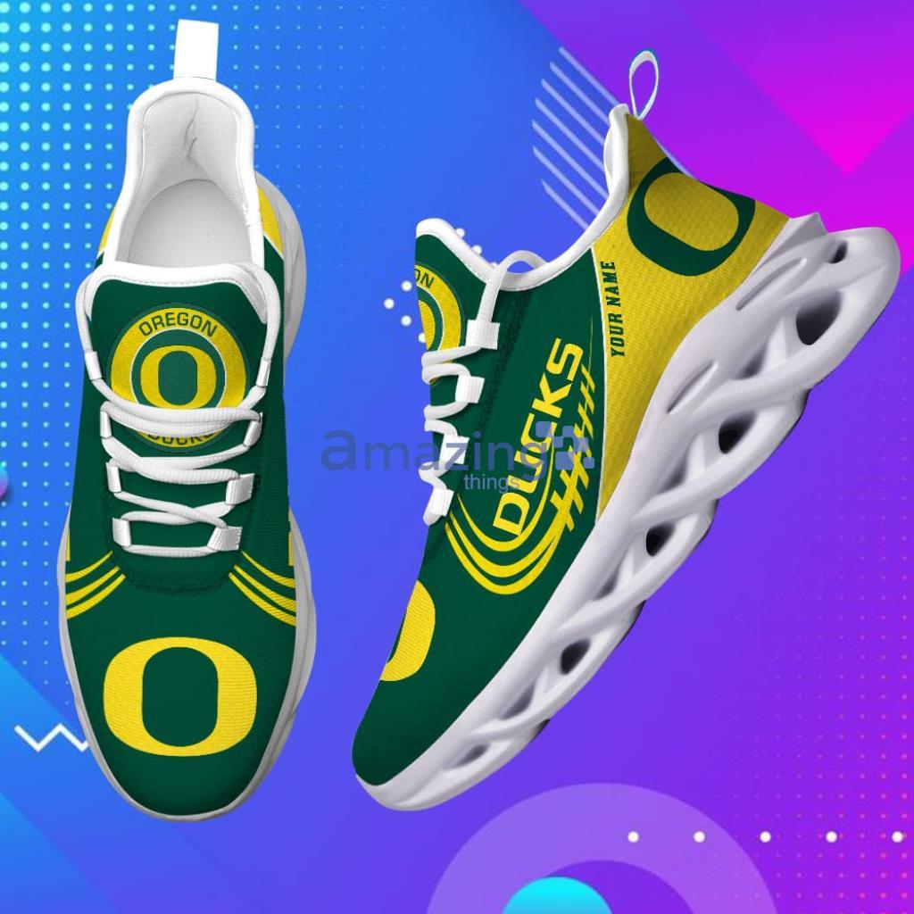 Custom Name NCAA Teams Oregon Ducks Personalized Max Soul Shoes For Men And Women image Custom Name NCAA Teams Oregon Ducks-Personalized Max Soul Shoes For Men And Women - 4