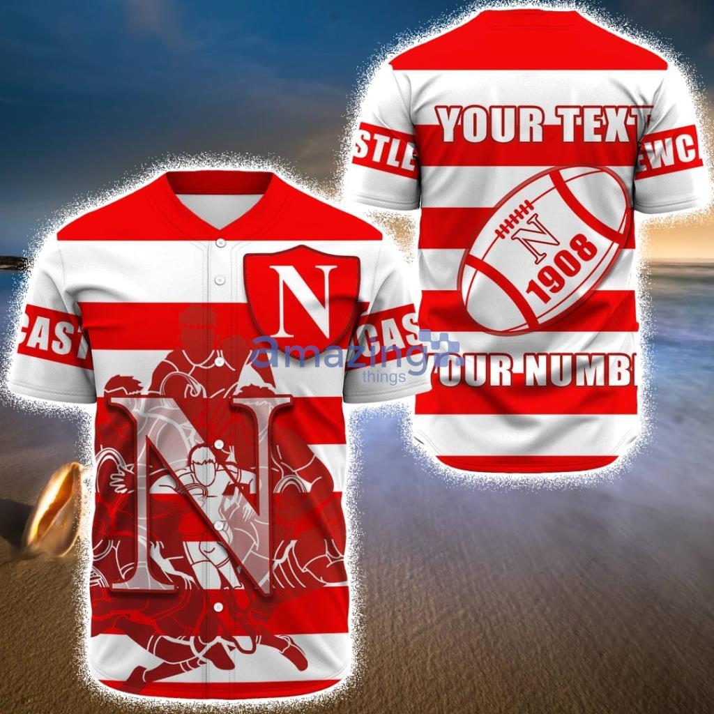 Custom Name Newcastle Rebels Rugby Baseball Jerseys Shirt - Custom Name Newcastle Rebels Rugby Baseball Jerseys Shirt