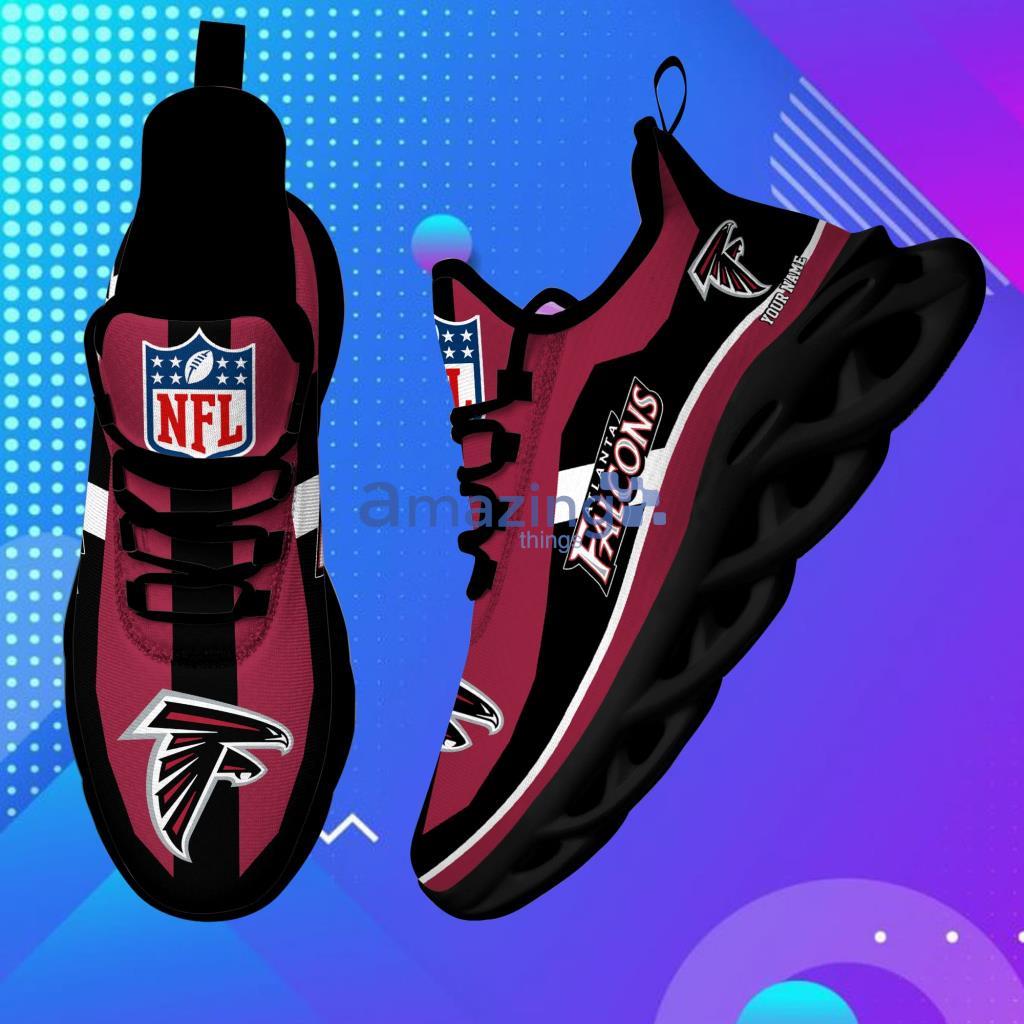 Custom Name NFL AtlantFalcons  Personalized Max Soul Shoes For Men And Women - 4