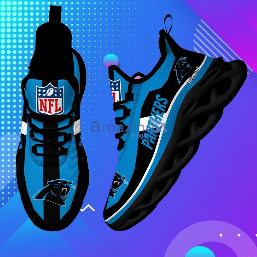 Custom Name NFL Caroli Panthers Personalized Max Soul Shoes For Men And Women - 4