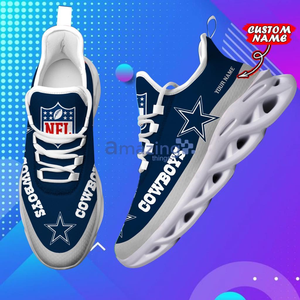 Dallas Cowboys NFL Custom Name Angle Wings Max Soul Shoes For Men Women