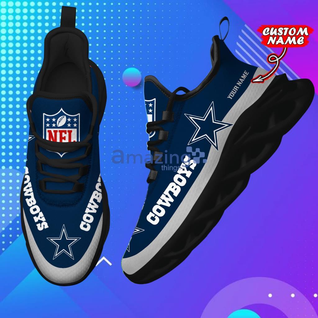 Dallas Cowboys NFL Custom Name Angle Wings Max Soul Shoes For Men Women