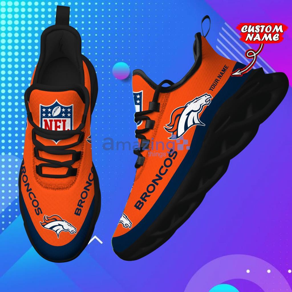 Custom Yeezy Running Shoes For Men Women Denver Broncos NFL