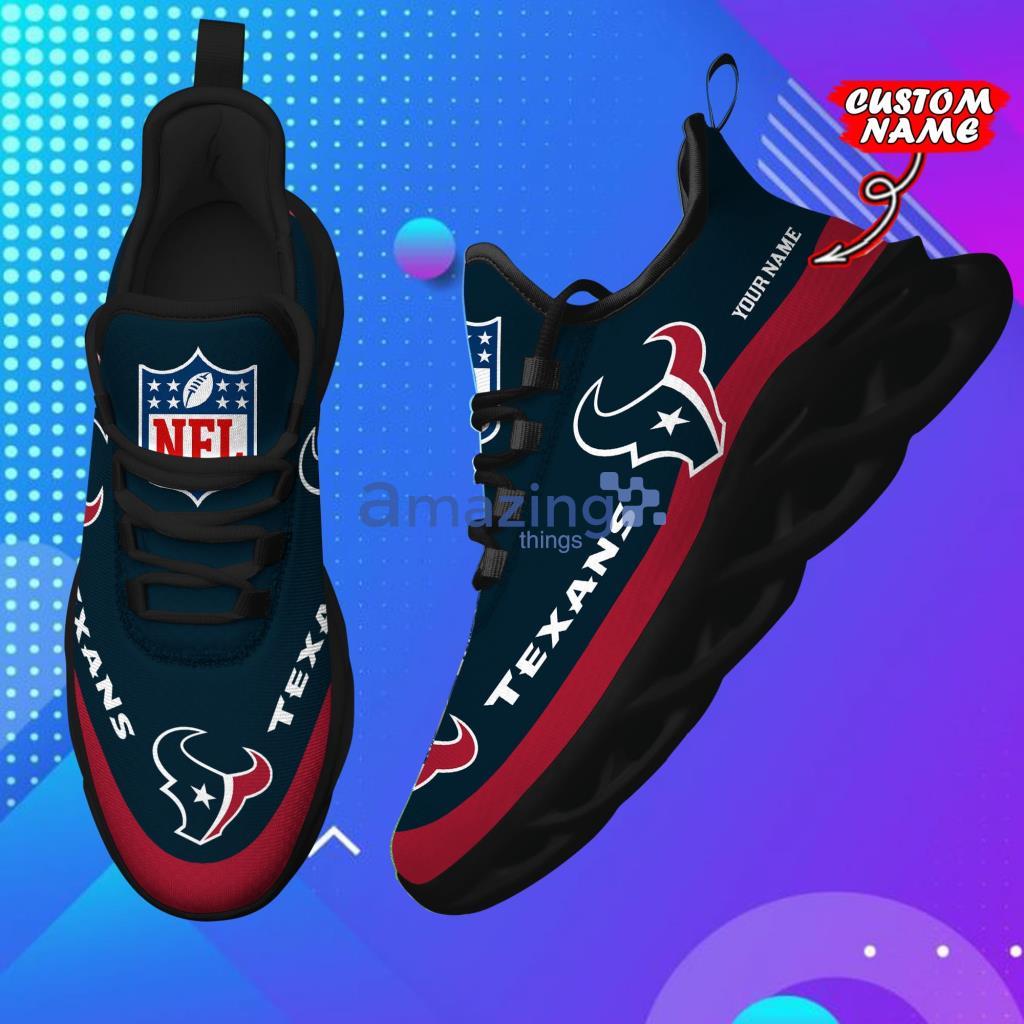 Custom Name NFL Houston Texans Personalized Max Soul Shoes For Men And Women - 6