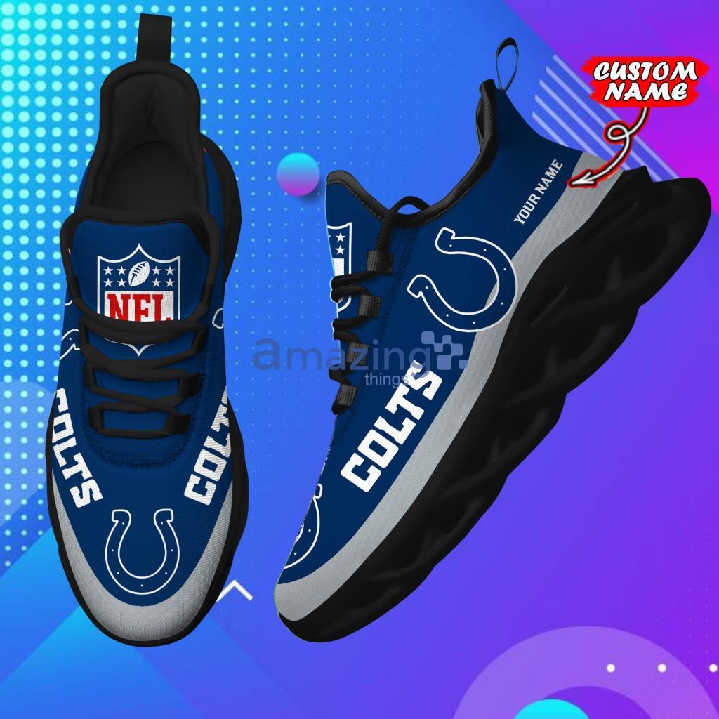 Indianapolis Colts Custom Name Luxury NFL Max Soul Shoes Design 8 Chunky  Sneakers For Men And Women - Banantees