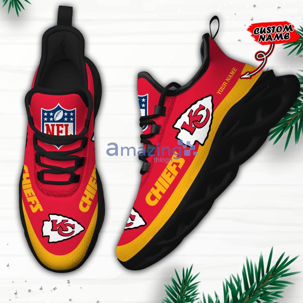 Custom Name NFL Kansas City Chiefs Personalized Max Soul Shoes For Fans - 6