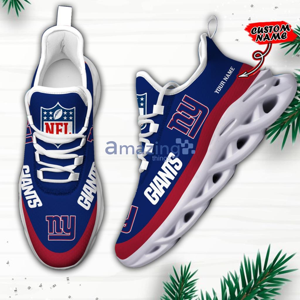 New York Giants NFL Ultra Custom Name Max Soul Shoes New Trend