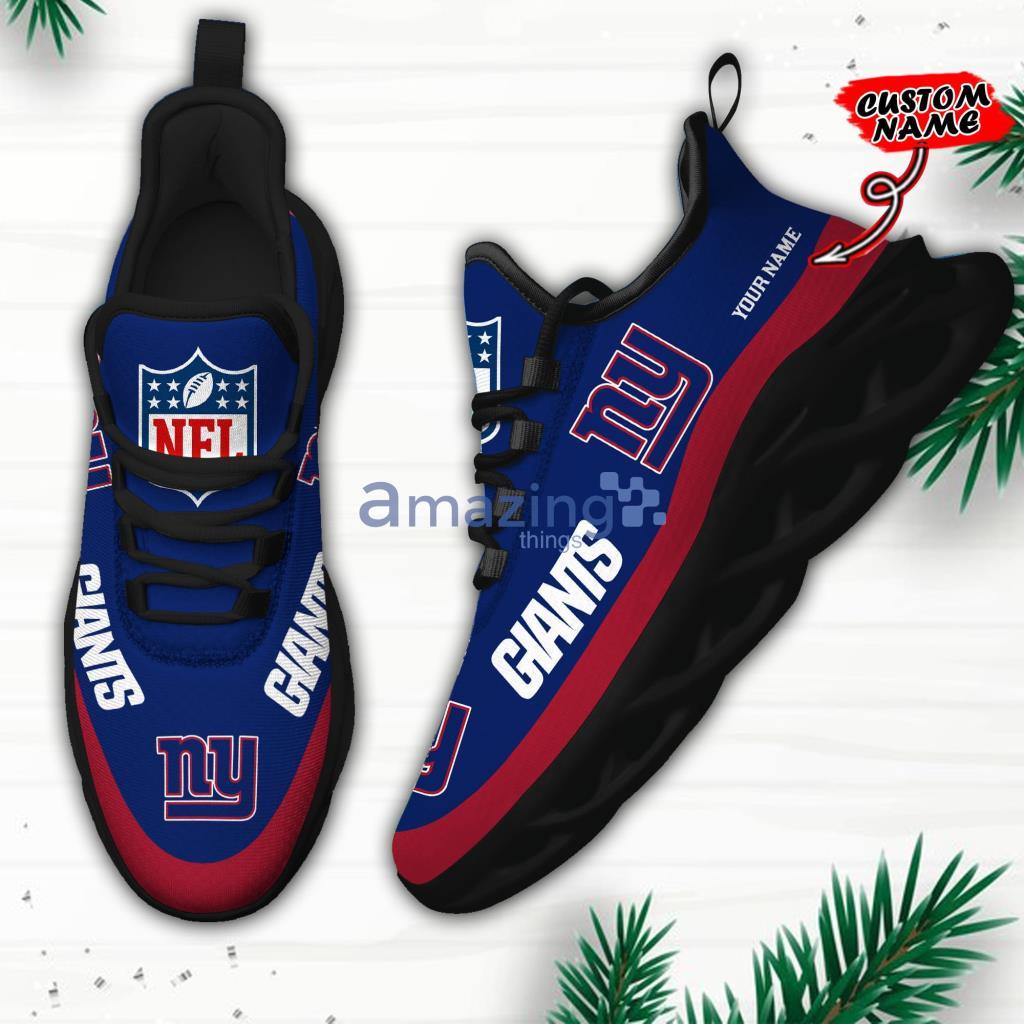 Custom Name NFL New York Giants Personalized Max Soul Shoes For Fans - 6 Custom Name NFL New York Giants Personalized Max Soul Shoes For Fans - 6