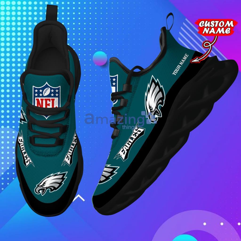 Custom Name NFL Philadelphia Eagles Personalized Max Soul Shoes For Men And Women - 6