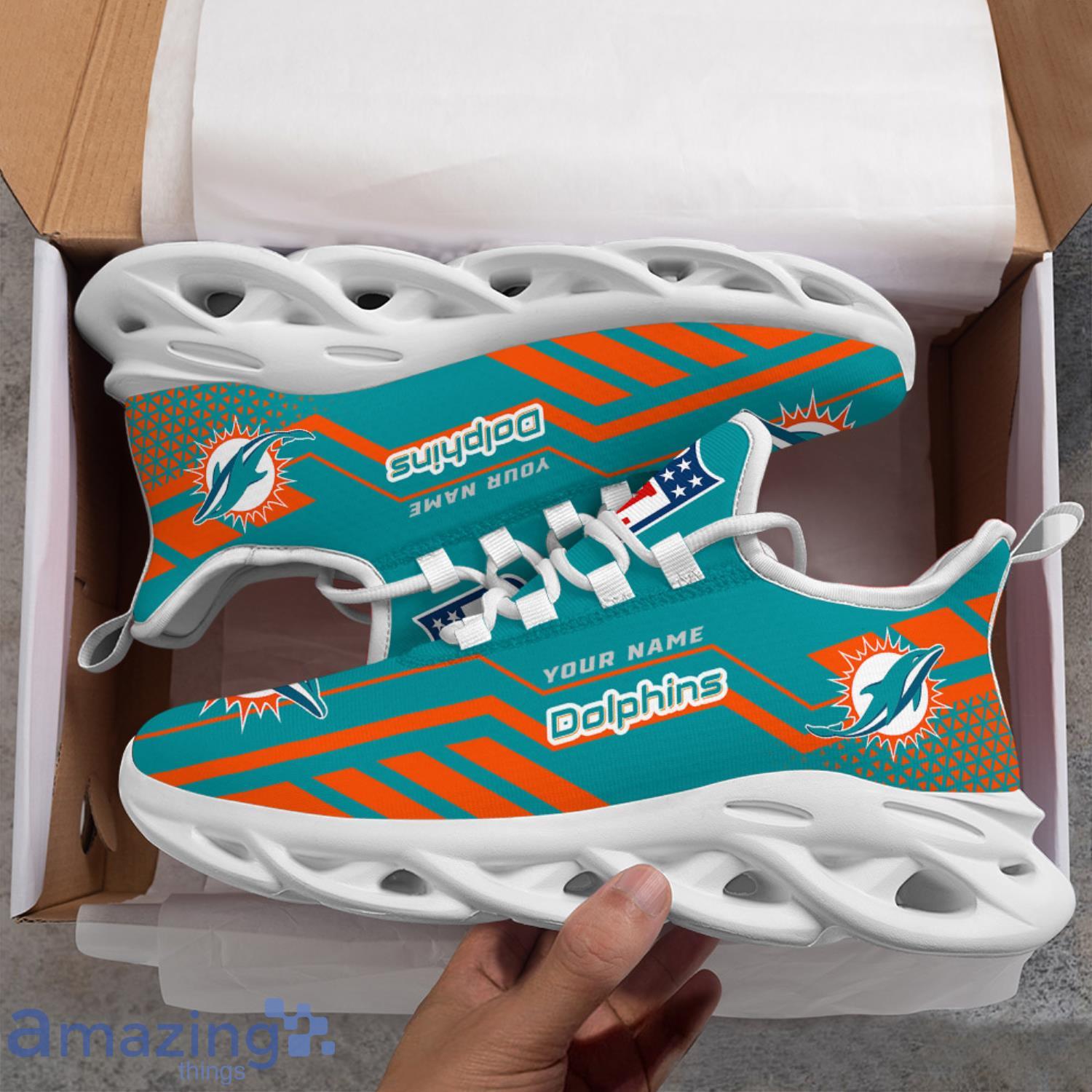 Running Sneakers NFL Miami Dolphins Personalized Name Max Soul Chunky  Sneakers - YesItCustom