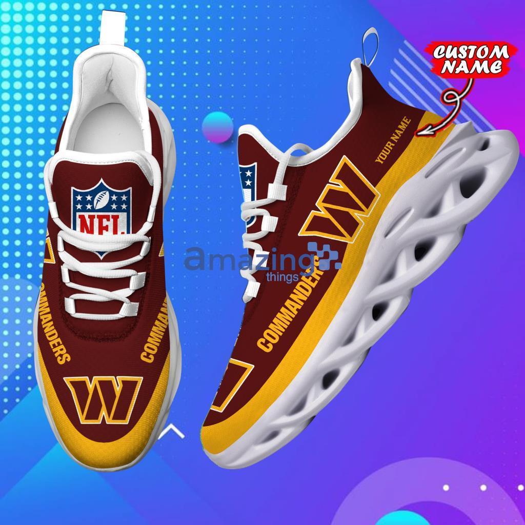Custom Name NFL Washington Commanders Personalized Max Soul Shoes For Men And Women image Custom Name NFL Washington Commanders Personalized Max Soul Shoes For Men And Women - 7