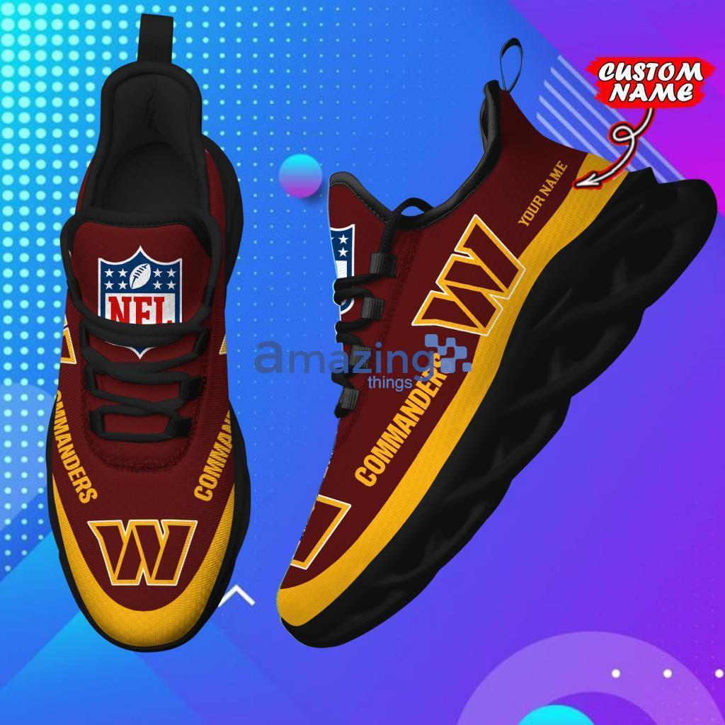 Custom Name NFL Washington Commanders Personalized Max Soul Shoes For Men And Women - 6 Custom Name NFL Washington Commanders Personalized Max Soul Shoes For Men And Women - 6