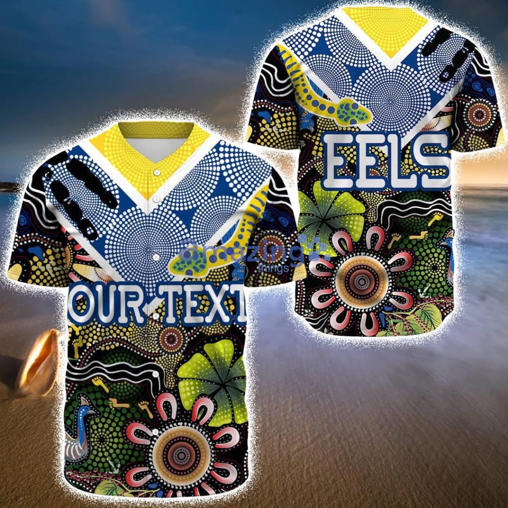 Custom Name Parramatta Eels Indigenous Naidoc Royal - Rugby Team Baseball Jerseys Shirt - Custom Name Parramatta Eels Indigenous Naidoc Royal - Rugby Team Baseball Jerseys Shirt