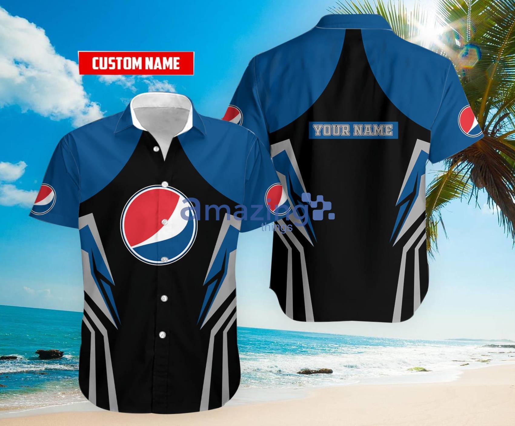 Custom Name Pepsi Lover Gift Hawaiian Shirt Product Photo 1